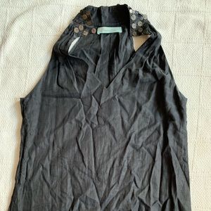 Geren Ford black sequin neck tank